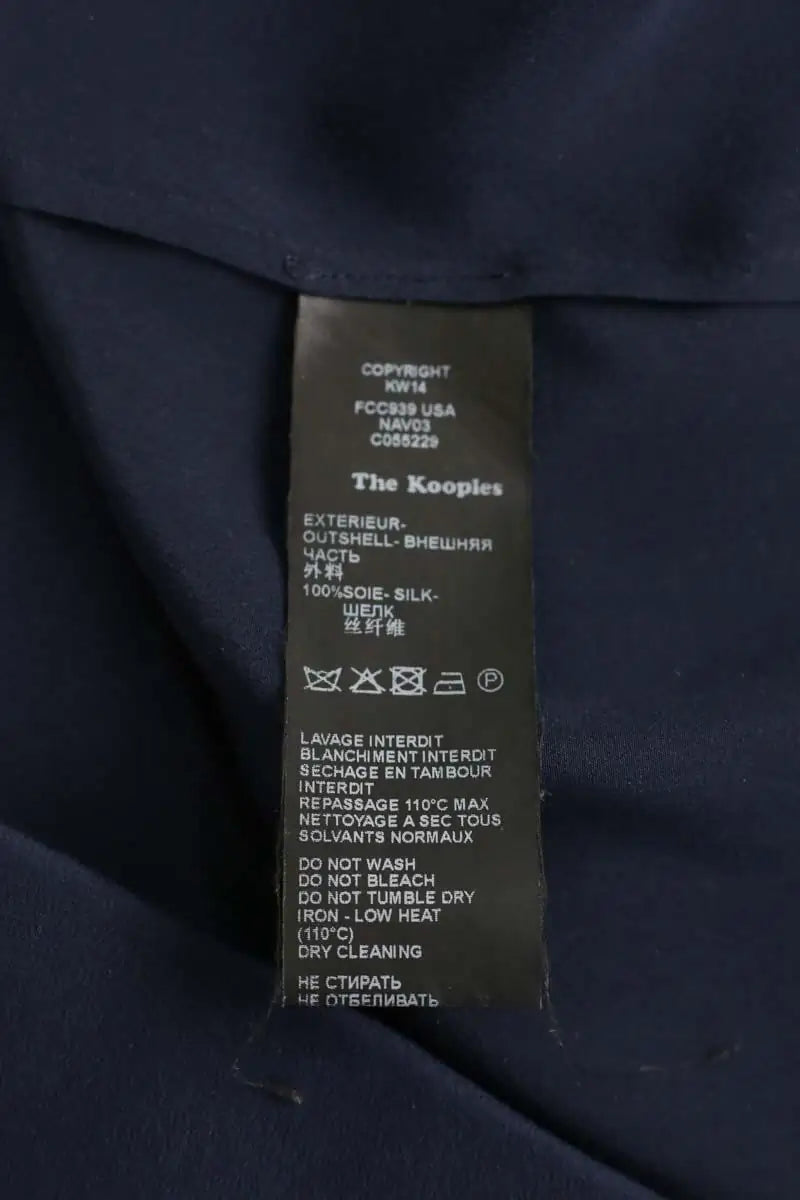Chemise The Kooples Marine en Soie