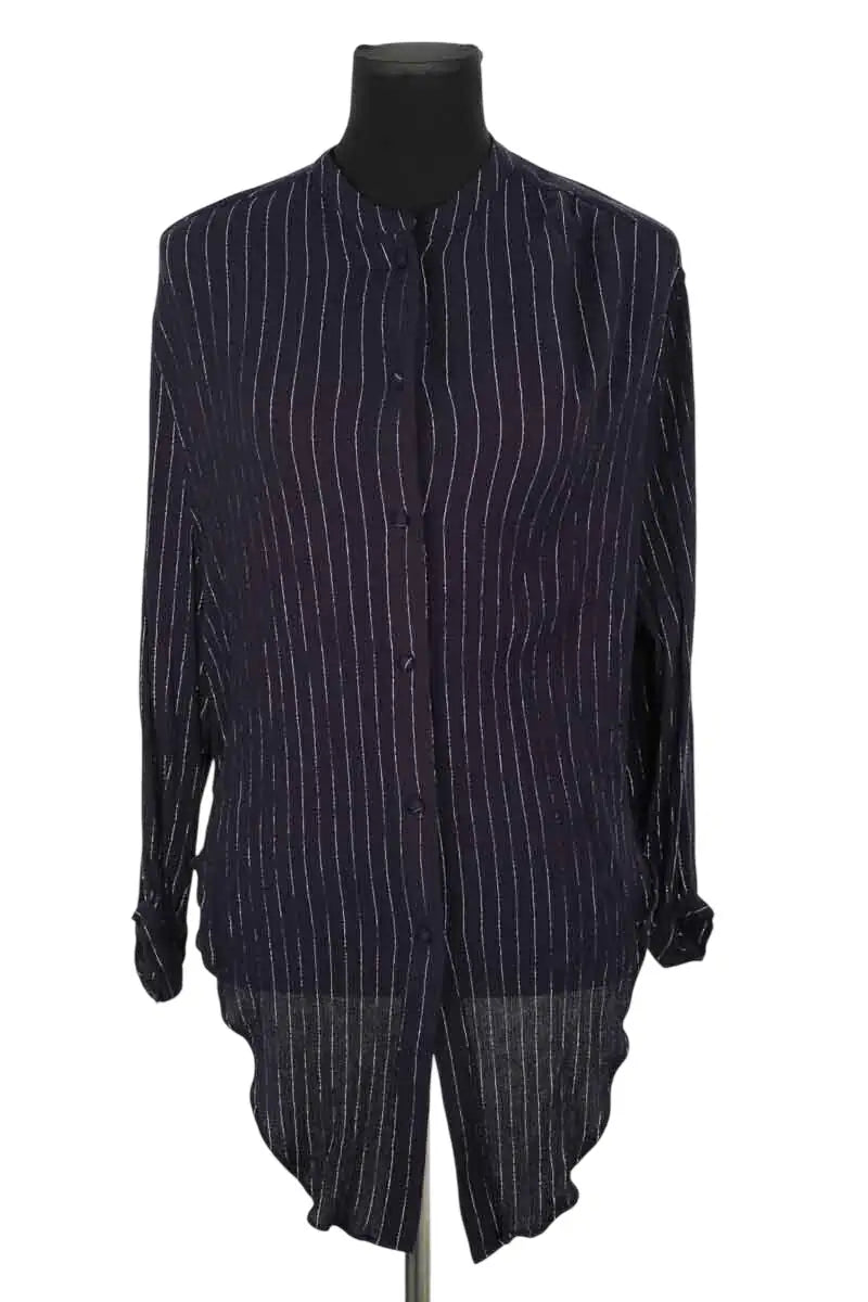 Chemise The Kooples Marine en Viscose, taille S - Seconde Main