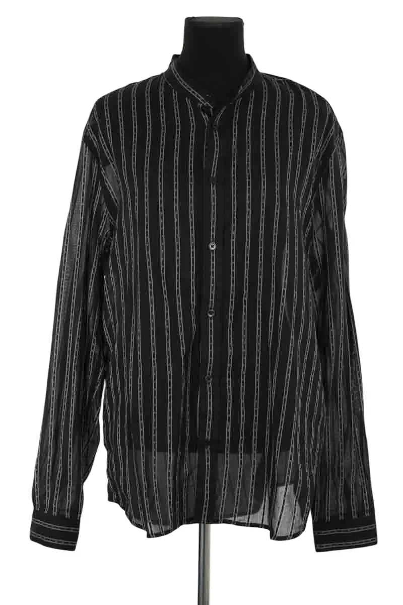 Chemise The Kooples Noir en Coton, taille L - Seconde Main