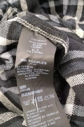 Chemise The Kooples Noir en Coton