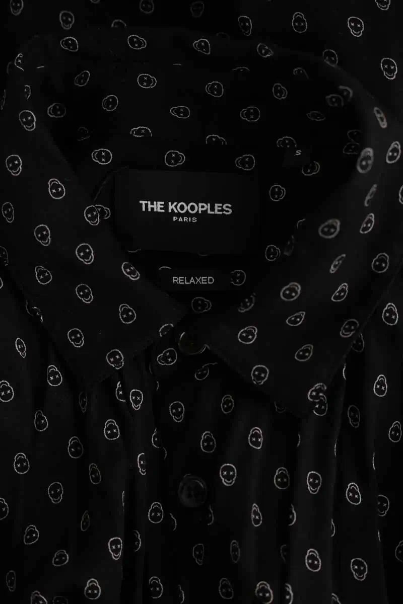 Chemise The Kooples Noir en Coton