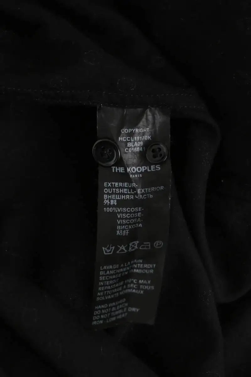 Chemise The Kooples Noir en Coton