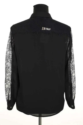 Chemise The Kooples Noir en Polyester