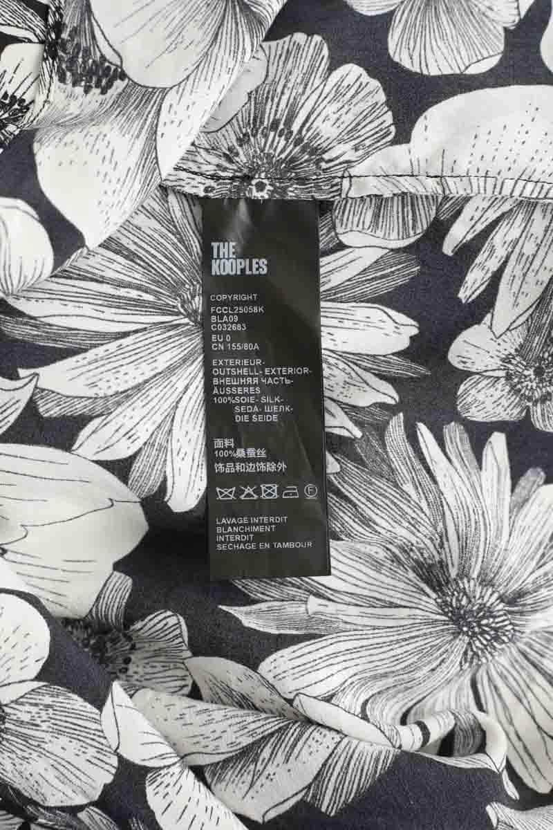 Chemise The Kooples Noir en Soie