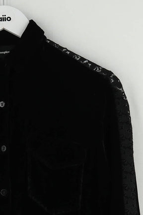 Chemise The Kooples Noir en Soie