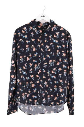 Chemise The Kooples Noir en Viscose, taille L - Seconde Main