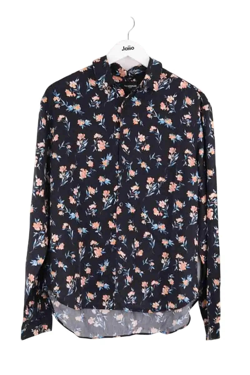 Chemise The Kooples Noir en Viscose, taille L - Seconde Main