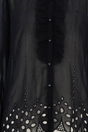 Chemise The Kooples Noir en Viscose