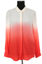 Chemise The Kooples Rouge en Soie, taille XS - Seconde Main