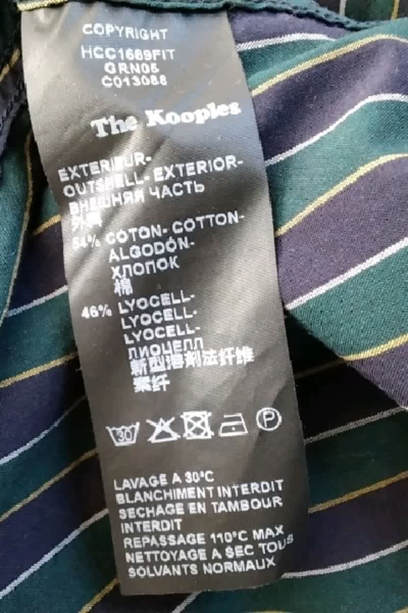 Chemise The Kooples Vert en Coton