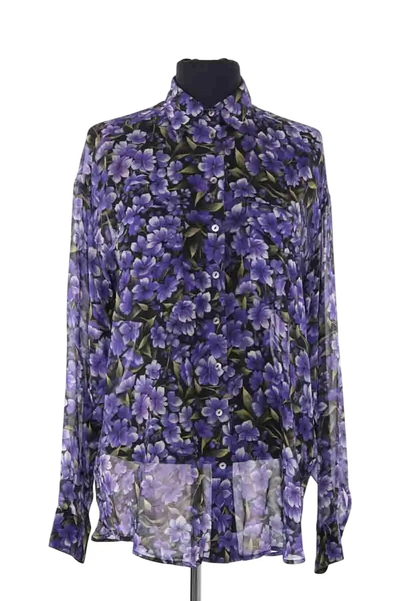 Chemise The Kooples Violet en Soie, taille M - Seconde Main