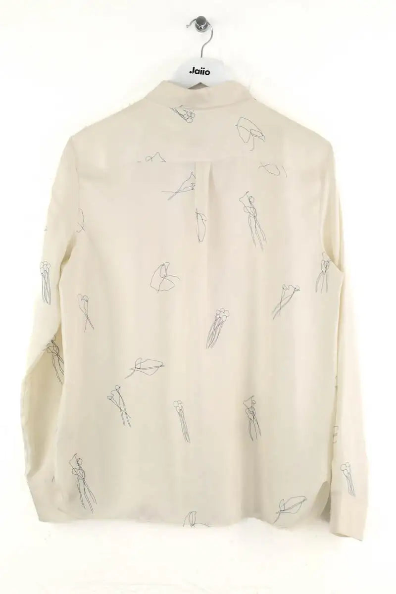 Chemise Theory Blanc en Soie