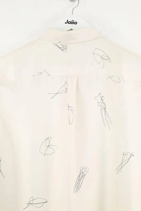 Chemise Theory Blanc en Soie