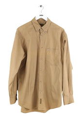 Chemise Timberland Camel en Coton, taille M - Seconde Main