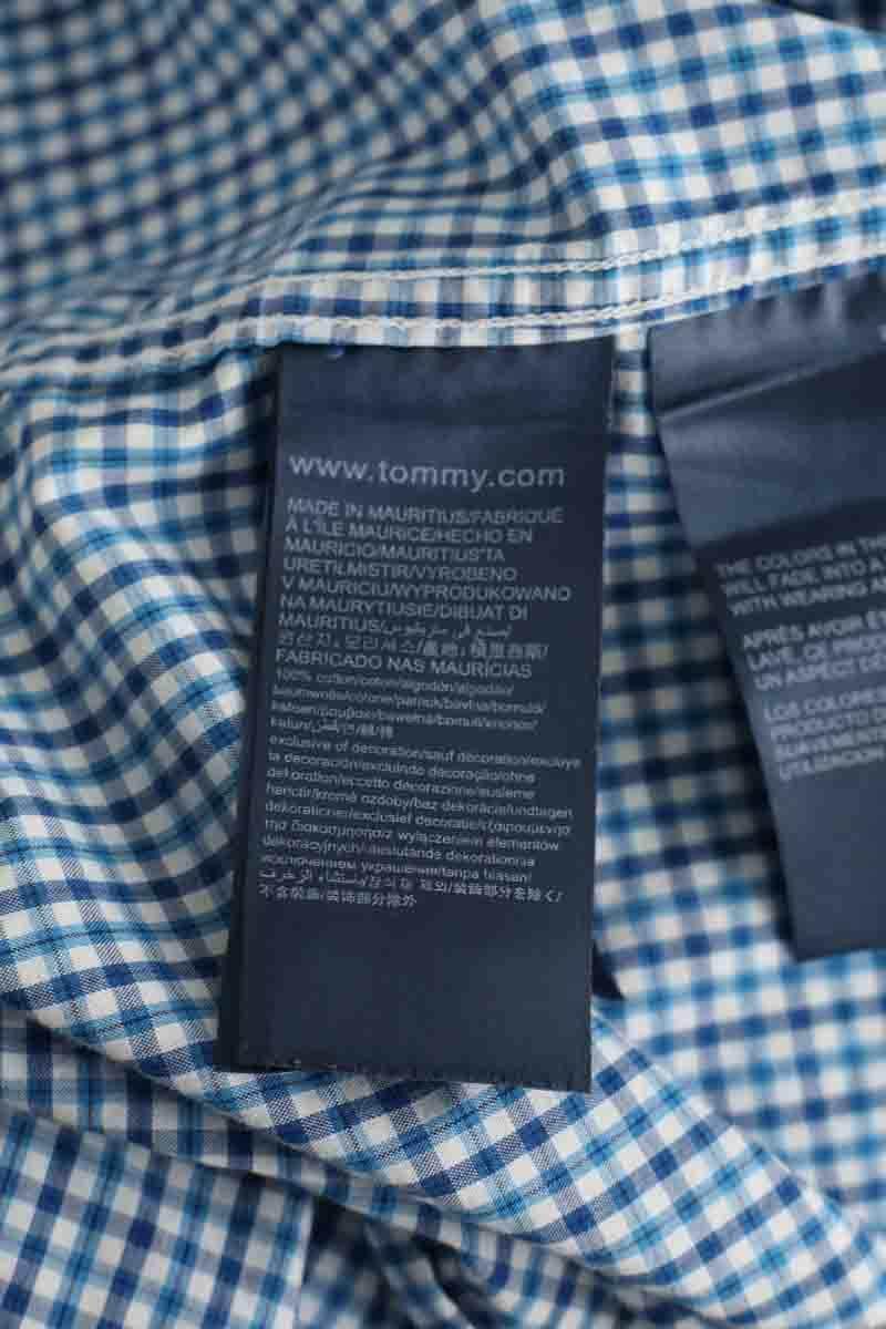 Chemise Tommy Hilfiger Bleu en Coton