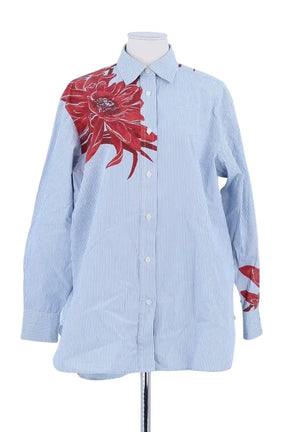 Chemise Tommy Hilfiger Bleu en Coton, taille S - Seconde Main