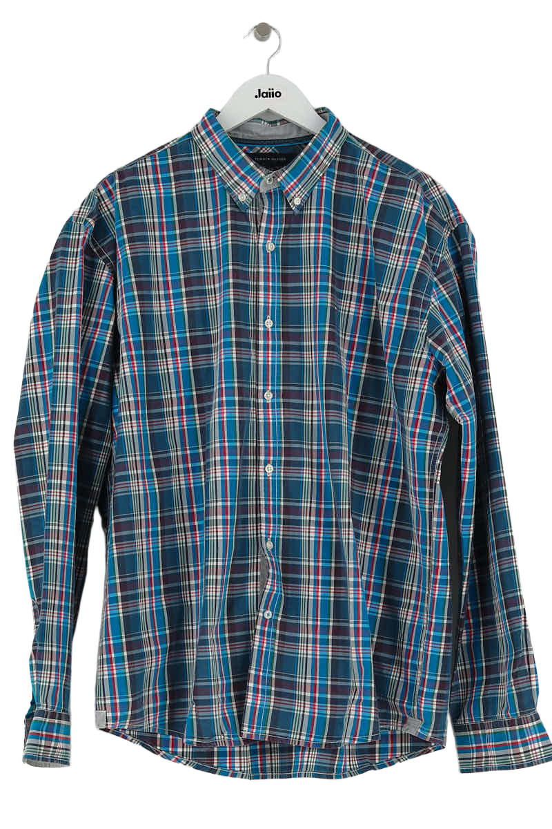 Chemise Tommy Hilfiger Bleu en Coton, taille XXL - Seconde Main