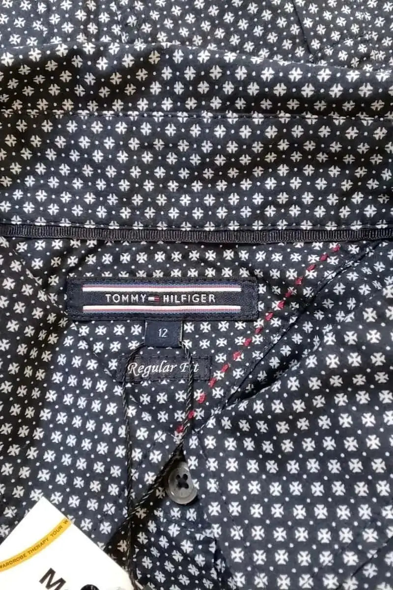 Chemise Tommy Hilfiger Marine en Coton