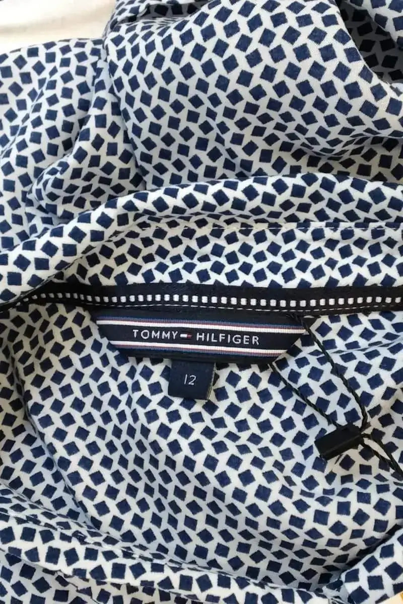Chemise Tommy Hilfiger Marine en Viscose