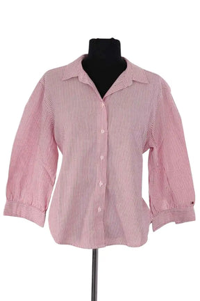 Chemise Tommy Hilfiger Rouge en Coton, taille L - Seconde Main
