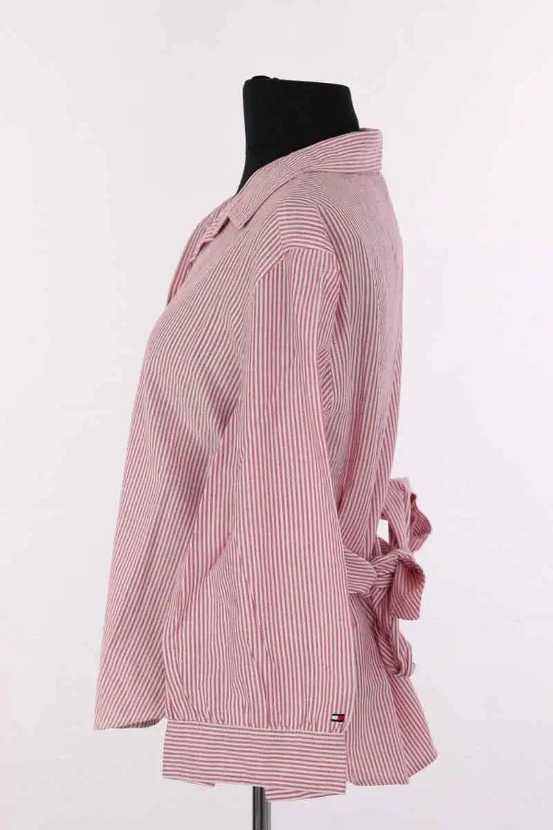 Chemise Tommy Hilfiger Rouge en Coton