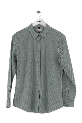 Chemise Tommy Hilfiger Vert en Coton, taille L - Seconde Main