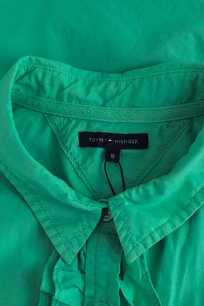 Chemise Tommy Hilfiger Vert en Coton