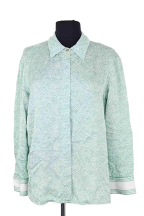 Chemise Tommy Hilfiger Vert en Viscose, taille L - Seconde Main