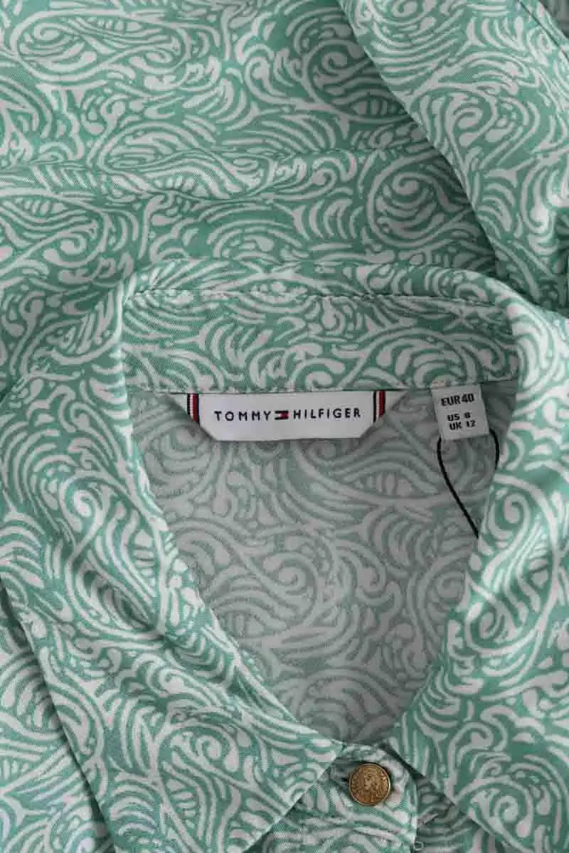 Chemise Tommy Hilfiger Vert en Viscose