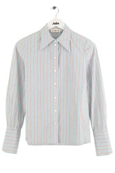 Chemise Tory Burch Bleu en Coton, taille XS - Seconde Main