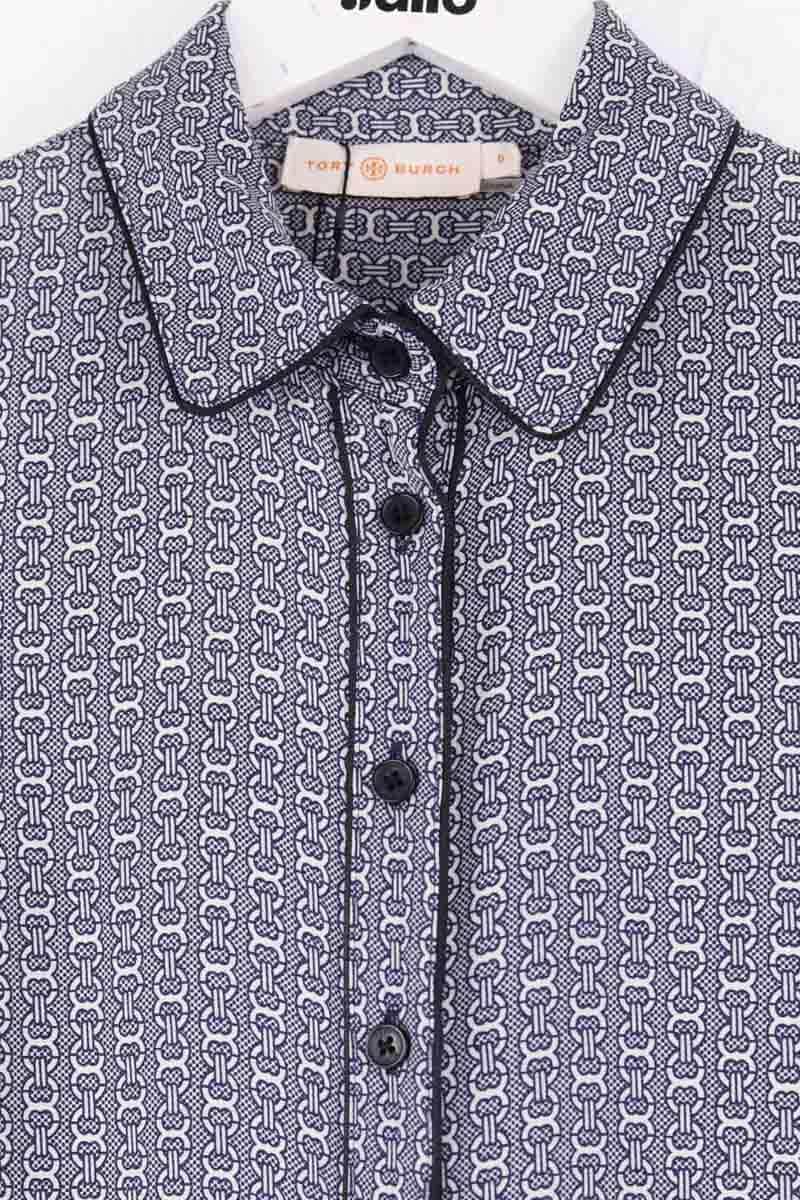 Chemise Tory Burch Bleu en Soie