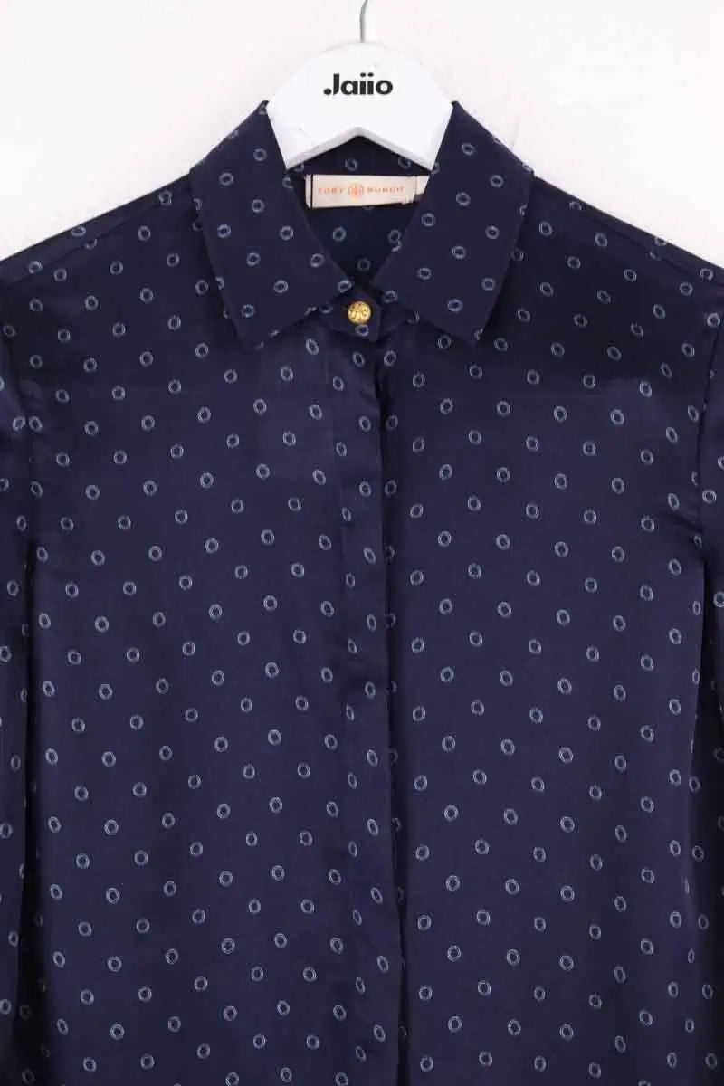 Chemise Tory Burch Marine en Soie