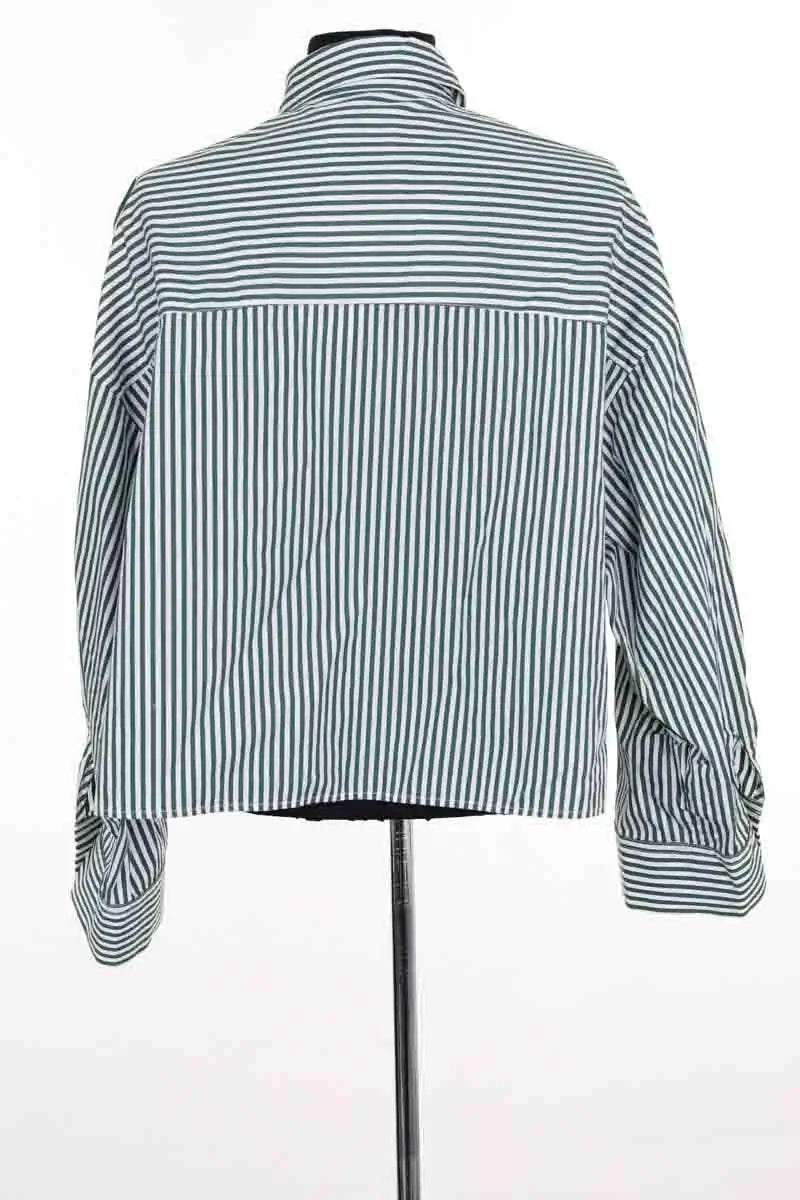 Chemise TWP Vert en Coton