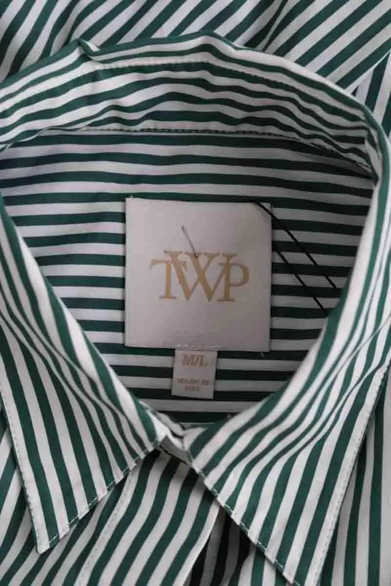 Chemise TWP Vert en Coton
