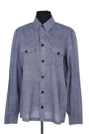 Chemise Vanessa Bruno Bleu en Coton, taille L - Seconde Main