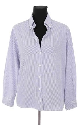 Chemise Vanessa Bruno Bleu en Coton, taille M - Seconde Main