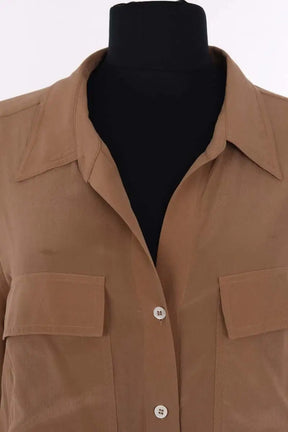 Chemise Vanessa Bruno Camel en Soie