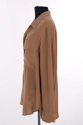 Chemise Vanessa Bruno Camel en Soie