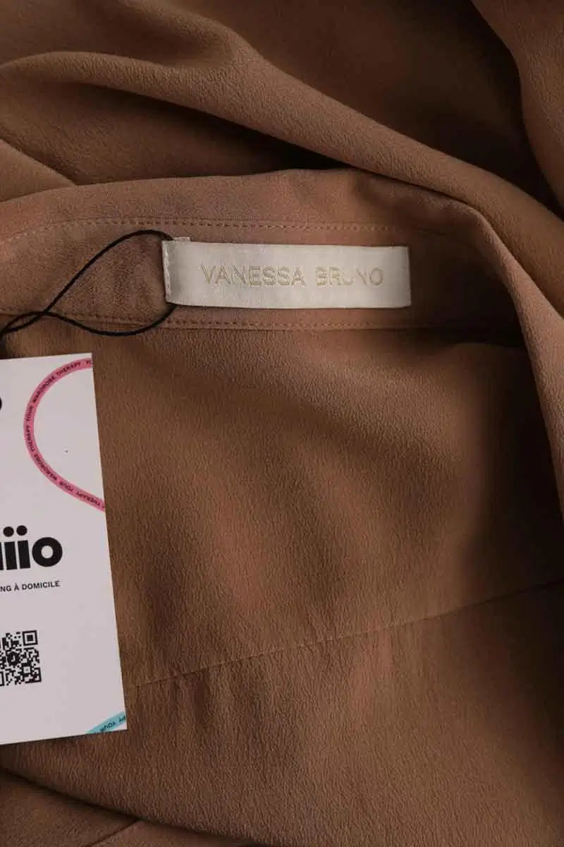 Chemise Vanessa Bruno Camel en Soie