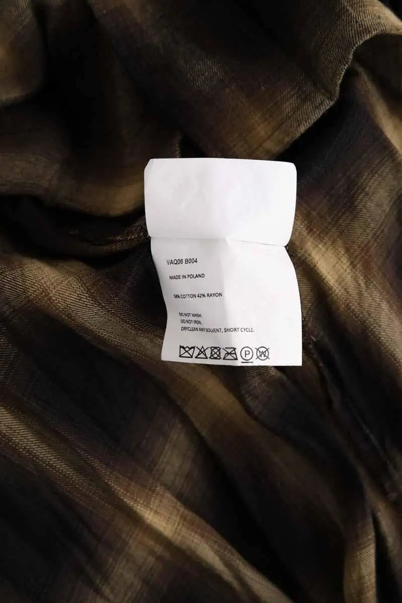 Chemise Vaquera Kaki en Coton