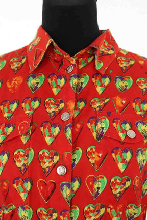 Chemise Versace Rouge en Autre