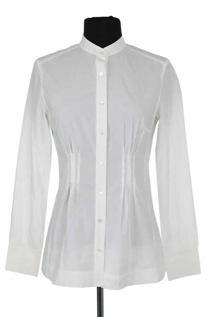 Chemise Vince Blanc en Coton, taille M - Seconde Main