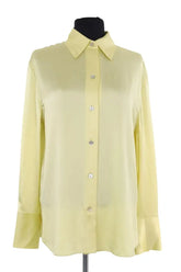 Chemise Vince Jaune en Synthétique, taille S - Seconde Main