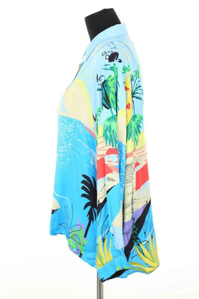 Chemise Wild Bleu en Synthétique