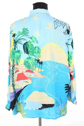 Chemise Wild Bleu en Synthétique