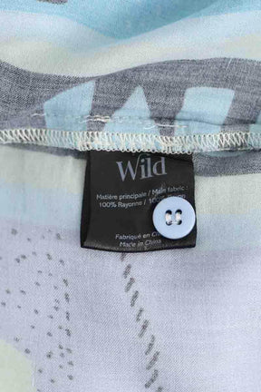 Chemise Wild Bleu en Synthétique
