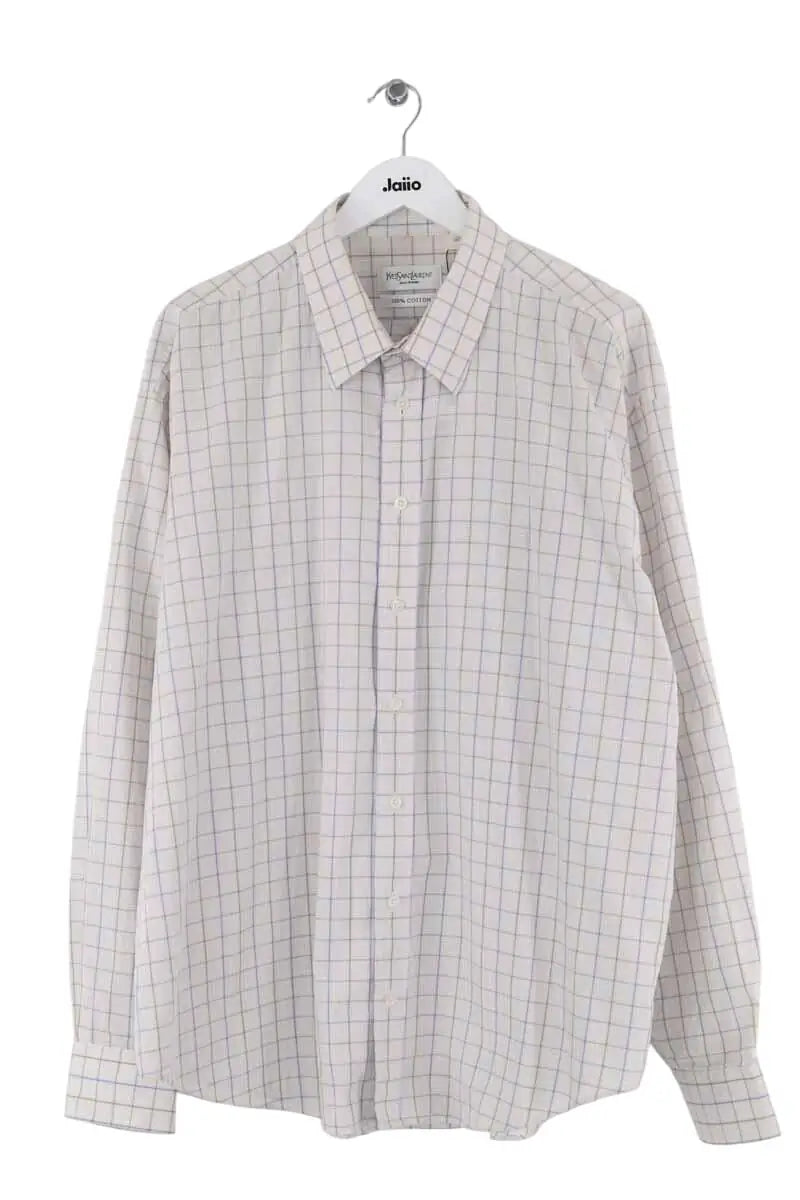 Chemise Yves Saint Laurent Ecru en Coton, taille XXL - Seconde Main