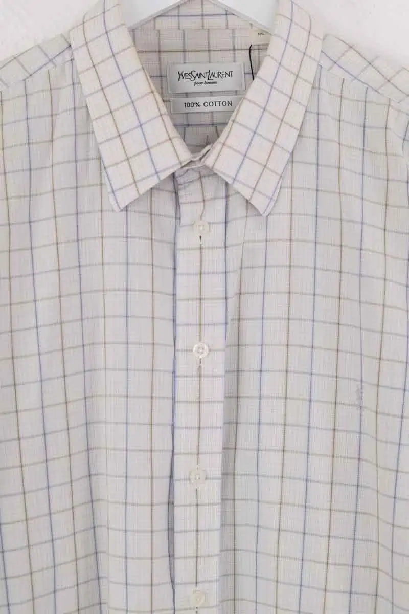 Chemise Yves Saint Laurent Ecru en Coton