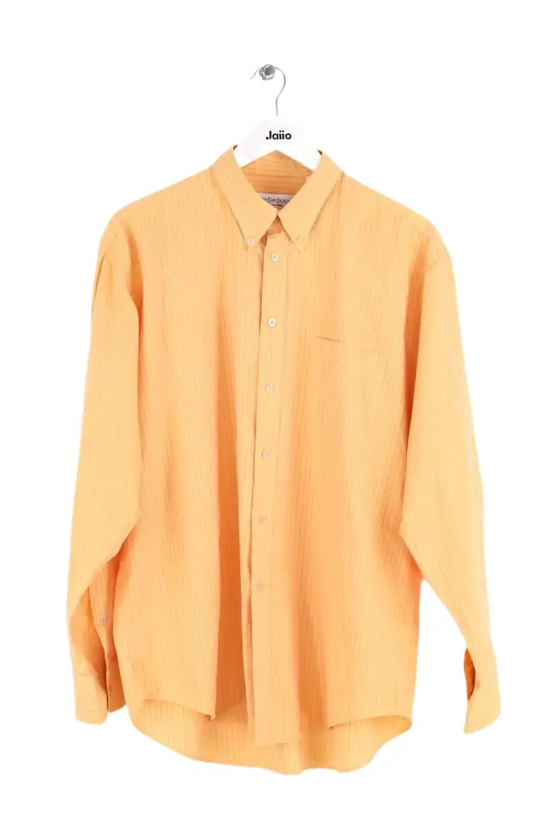 Chemise Yves Saint Laurent Jaune en Coton, taille L - Seconde Main