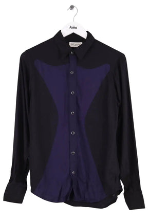 Chemise Yves Saint Laurent Noir en Viscose, taille S - Seconde Main